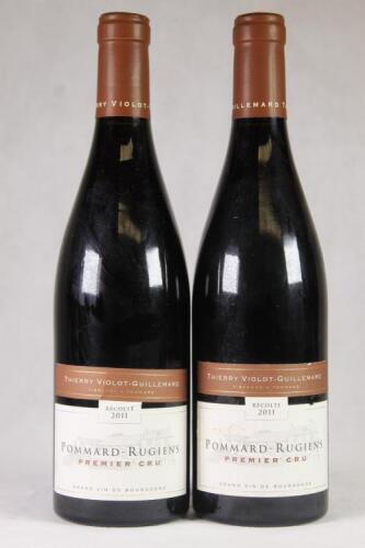 (2) 2011 Thierry Violot-Guillemard Pommard Rugiens 1er Cru, Cote de Beaune