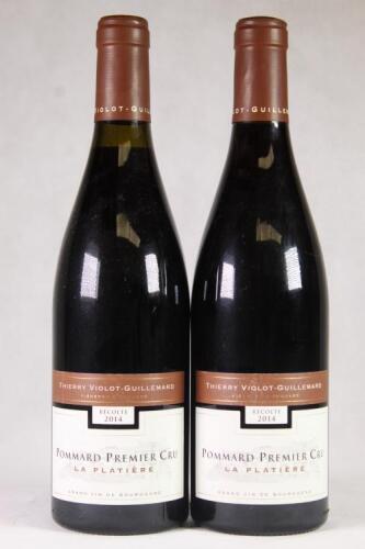 (2) 2014 Thierry Violot-Guillemard Pommard La Platiere 1er Cru , Cote de Beaune