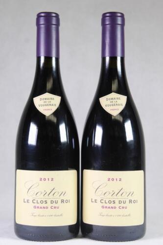(2) 2012 Domaine de la Vougeraie Corton Le Clos du Roi Grand Cru, Cote de Beaune
