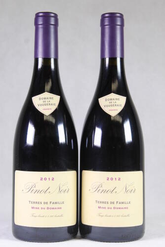 (2) 2012 Domaine de la Vougeraie Terres de Famille, Burgundy