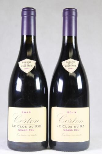 (2) 2013 Domaine de la Vougeraie Corton Le Clos du Roi Grand Cru, Cote de Beaune