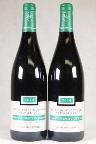 (2) 2014 Henri Gouges Nuits St Georges Clos des Porrets St Georges 1er Cru, Cote de Nuits