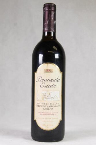 (1) 1993 Peninsula Estate Cabernet Sauvignon/Merlot, Waiheke