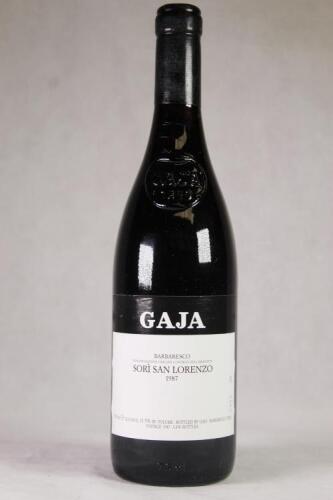 (1) 1987 Gaja Barbaresco Sori San Lorenzo, Piedmont