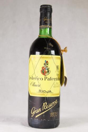 (1) 1975 Frederico Paternina Gran Reserva, Rioja