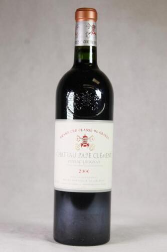(1) 2000 Chateau Pape Clement, Pessac Leognan
