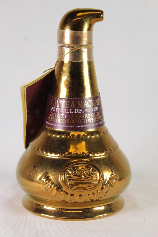 1) Whyte and Mackay 12 year old Blended Scotch Whisky Gold Pot