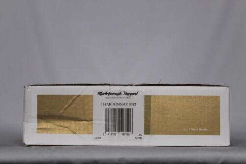 (6) 2012 Martinborough Vineyards Chardonnay, Martinborough