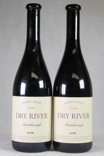 (2) 2001 Dry River Pinot Noir, Martinborough