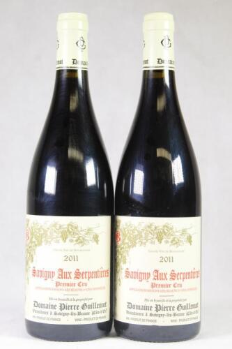 (2) 2011 Domaine Pierre Guillemot Savigny aux Serpentieres 1er Cru, Cote de Beaune