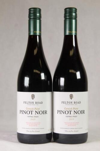 (2) 2019 Felton Road Cornish Point Pinot Noir, Bannockburn