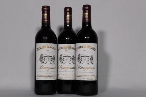 (3) 2003 Chateau La Gurgue, Margaux