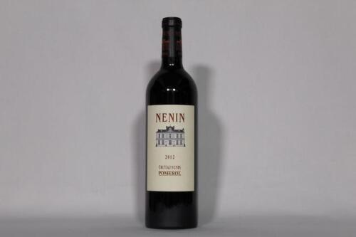 (1) 2012 Chateau Nenin, Pomerol