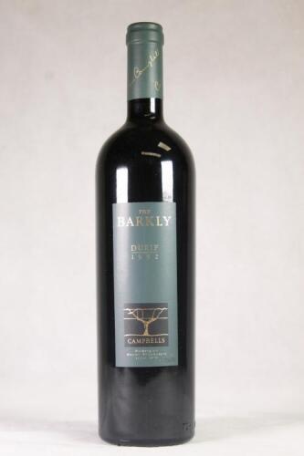 (1) 1992 Campbells The Barkly Durif, Rutherglen VIC
