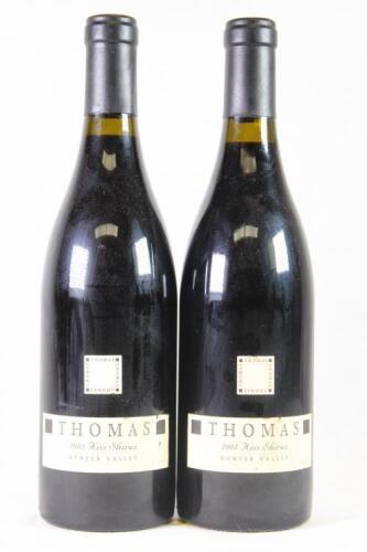 (2) 2005 Thomas Kiss Shiraz, Hunter Valley NSW