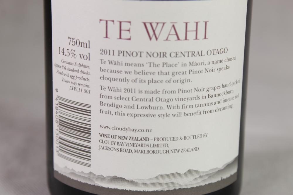 Cloudy Bay TE Wahi Pinot Noir (750ml)