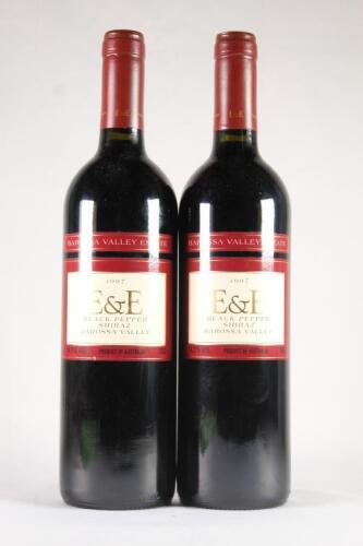 (2) 1997 Barossa Valley Estates E&E Black Pepper Shiraz, Barossa SA