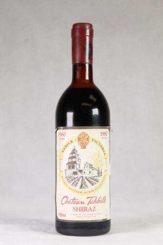 (1) 1980 Chateau Tahbilk Shiraz, Nagambie Lakes VIC