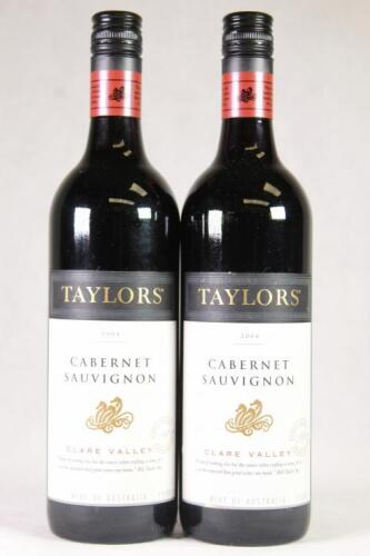 (2) 2004 Taylors Cabernet Sauvignon, Clare Valley SA