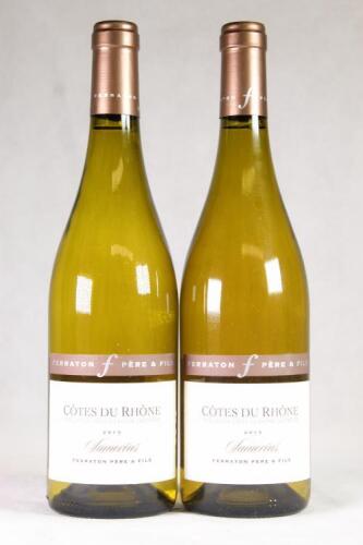 (2) 2015 Ferraton Samorens Cotes du Rhone Blanc*