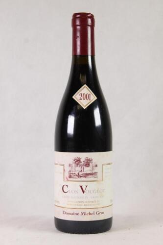 (1) 2001 Domaine Michel Gros Clos Vougeot Grand Maupertuis Grand Cru, Cote de Nuits