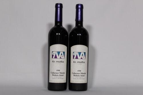 (2) 1998 Te Motu Cabernet Sauvignon/Merlot, Waiheke