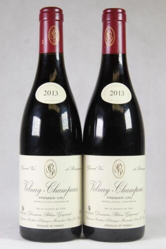 (2) 2013 Domaine Blain-Gagnard Volnay Champans 1er Cru, Cote de Beaune