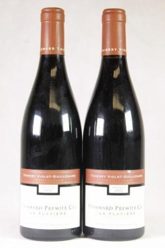 (2) 2012 Thierry Violot-Guillemard Pommard La Platiere, Cote de Beaune
