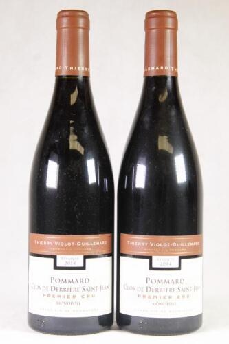 (2) 2014 Thierry Violot-Guillemard Pommard Clos de Derriere St Jean 1er Cru, Cote de Beaune