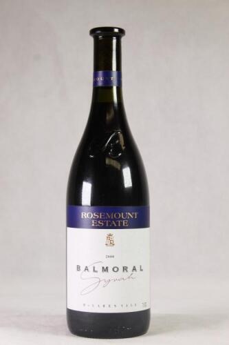 (1) 2000 Rosemount Balmoral Syrah, McLaren Vale SA