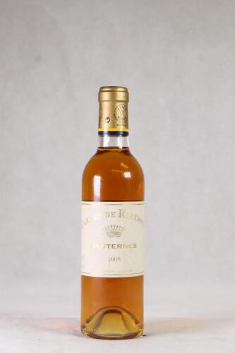(1) 2005 Chateau Carmes de Rieussec 375ml