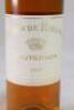 (1) 2005 Chateau Carmes de Rieussec 375ml - 2