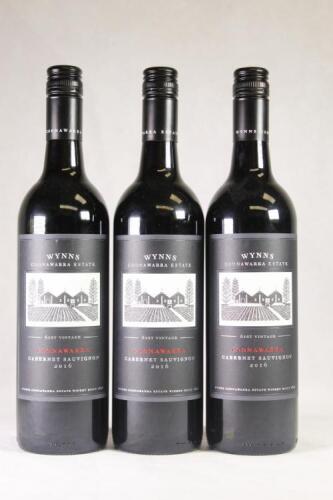 (3) 2016 Wynns Black Label Cabernet Sauvignon, Coonawarra SA