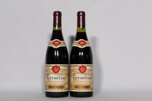 (2) 1985 Guigal Hermitage