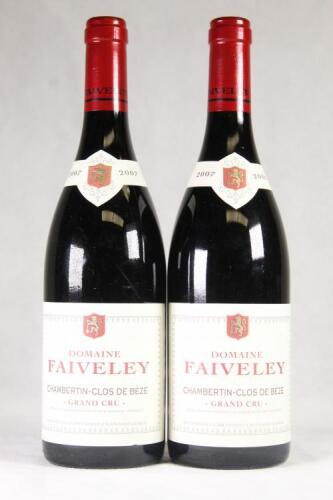 (2) 2007 Faiveley Chambertin Clos de Beze Grand Cru, Cote de Nuits