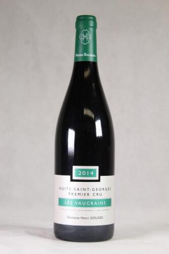 (1) 2014 Henri Gouges Nuits-St-Georges Les Vaucrains 1er Cru, Cote de Nuits