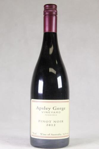 (1) 2012 Apsley Gorge Pinot Noir, Tasmania