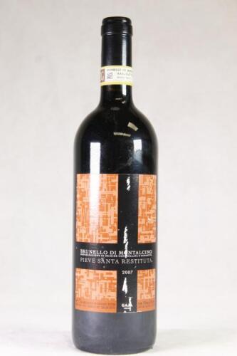 (1) 2007 Gaja Pieve Santa Restituta Brunello di Montalcino, Tuscany