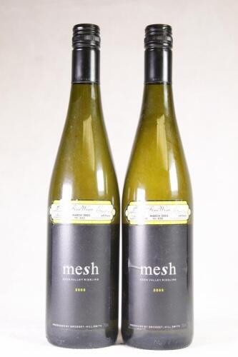 (2) 2003 Mesh Riesling, Eden Valley