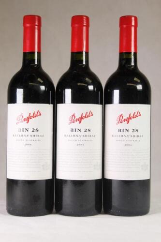 (3) 2004 Penfolds Bin 28 Kalimna Shiraz, South Australia