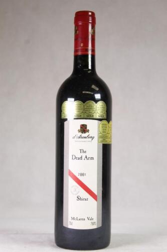 (1) 2001 d'Arenberg Dead Arm Shiraz, McLaren Vale SA