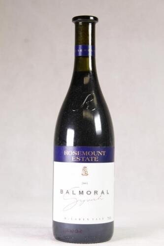 (1) 2001 Rosemount Balmoral Syrah, McLaren Vale SA
