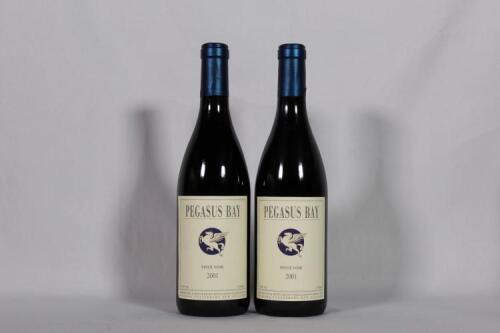 (2) 2001 Pegasus Bay Pinot Noir, Waipara