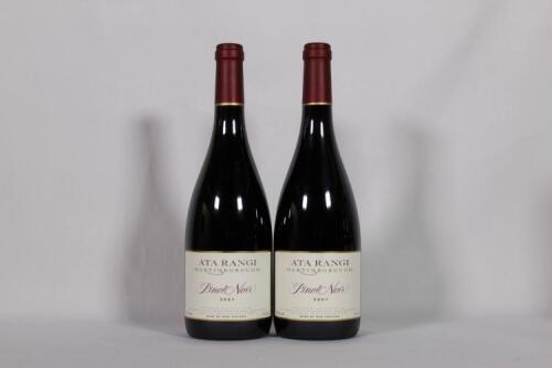 (2) 2001 Ata Rangi Pinot Noir, Martinborough