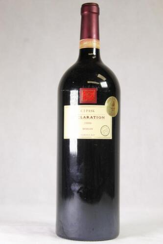 (1) 2006 CJ Pask Declaration Merlot 1500ml, Hawkes Bay