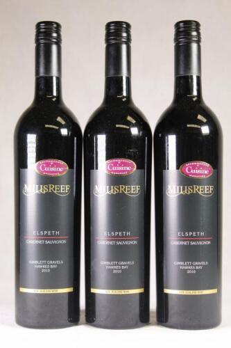 (3) 2010 Mills Reef Elspeth Cabernet Sauvignon, Hawkes Bay