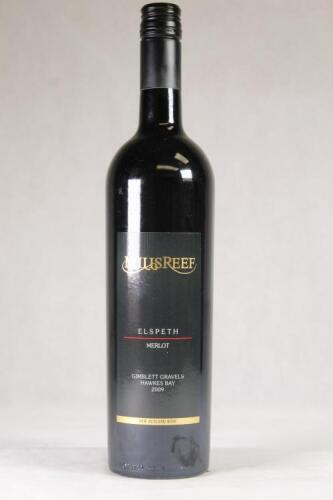 (1) 2009 Mills Reef Elspeth Merlot, Hawkes Bay