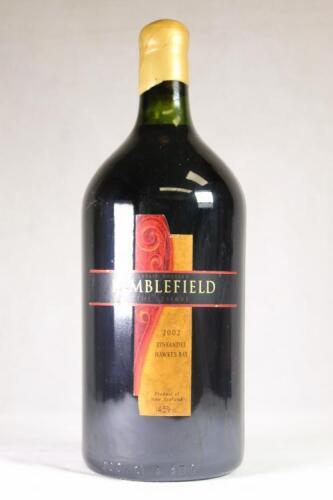 (1) 2002 Kemblefield Reserve Zinfandel 3000ml, Hawkes Bay