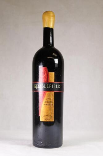 (1) 2002 Kemblefield Reserve Zinfandel 1500ml, Hawkes Bay