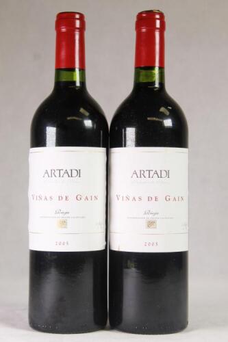 (2) 2005 Artadi Vinas de Gain, Rioja